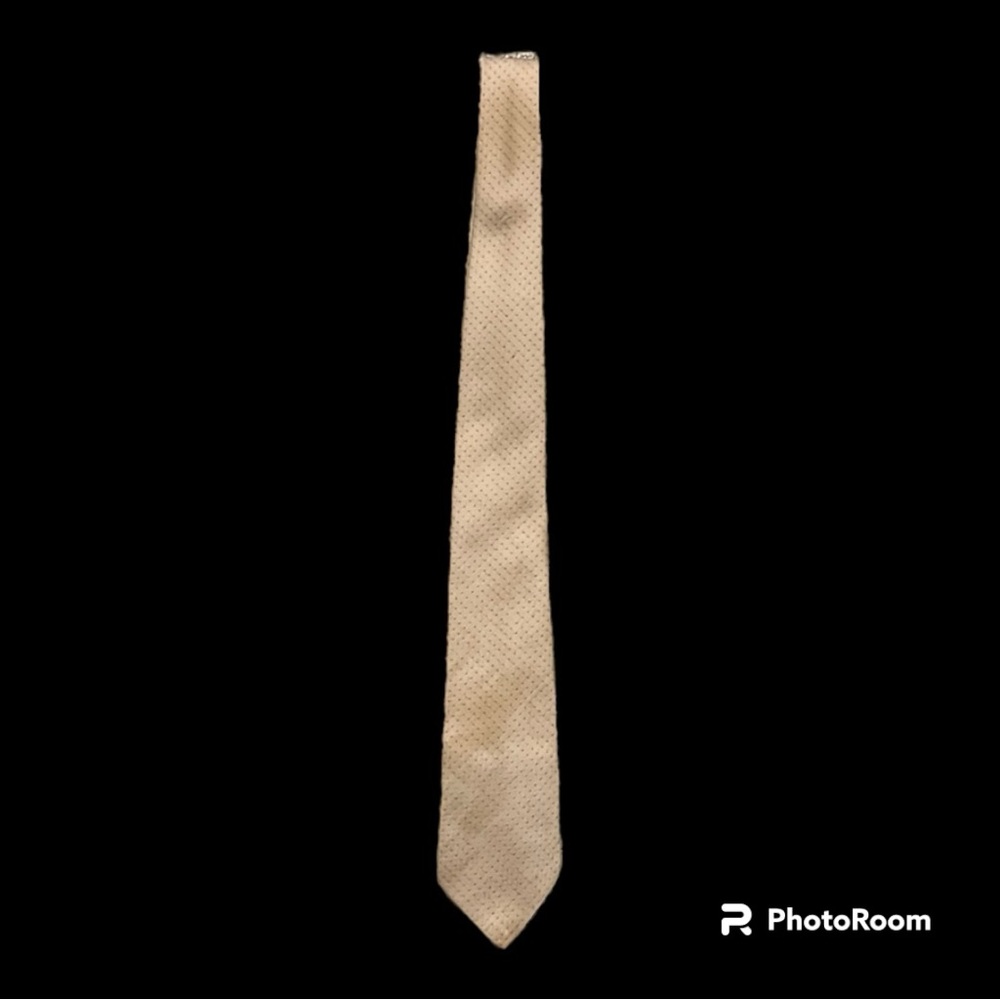 VINTAGE | Necktie | Riviera Collection | Champagne & Black